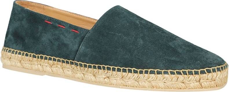 Kiton Stijlvolle Espadrilles voor de Zomer Green Heren