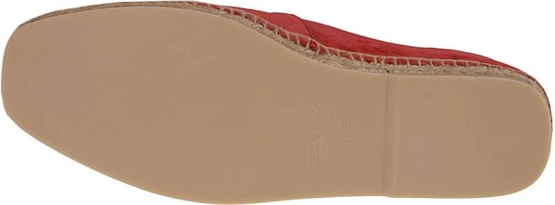 Kiton Stijlvolle Espadrilles voor de Zomer Red Heren