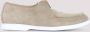 Kiton Stijlvolle Nude Leren Veterschoenen Beige Heren - Thumbnail 2