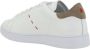 Kiton Suède Hiel Leren Sneakers met Logoed Tongue White Heren - Thumbnail 6