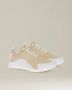 Kiton Twee-Tinten Gebreide Fit Sneakers Beige Dames - Thumbnail 5