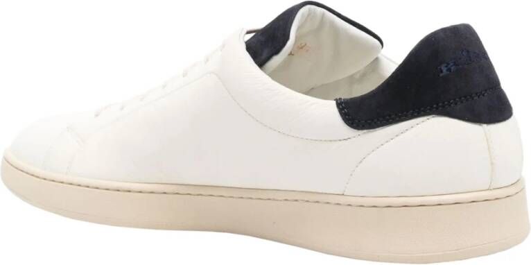 Kiton Witte Leren Modieuze Stijlvolle Tas White Heren