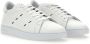 Kiton Witte Leren Sneakers met Rode Stiksels White Heren - Thumbnail 2