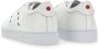 Kiton Witte Leren Sneakers met Rode Stiksels White Heren - Thumbnail 5