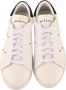 Kiton Witte leren sneakers met suède hiel White Heren - Thumbnail 3