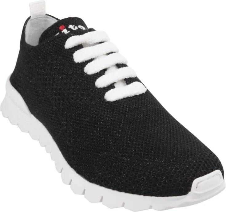 Kiton Zwarte Cashmere Hardloopschoenen Vrouwen Black Dames