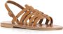 K.jacques Flat Sandals Brown Dames - Thumbnail 3