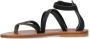 K.jacques Flat Sandals Zwart Dames - Thumbnail 6