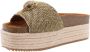 KURT GEIGER LONDON Slippers Dames Kensington Flatform Maat: 39 Materiaal: Textiel Kleur: Beige - Thumbnail 8