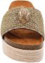 KURT GEIGER LONDON Slippers Dames Kensington Flatform Maat: 39 Materiaal: Textiel Kleur: Beige - Thumbnail 9