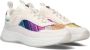 Kurt Geiger Beige Kensington Sneaker met Regenboogaccenten Multicolor Dames - Thumbnail 4