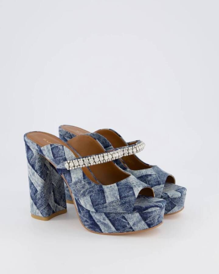 Kurt Geiger Dames Duke Platform Blue Dames