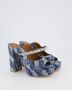 Kurt Geiger Dames Duke Platform Blue Dames - Thumbnail 4