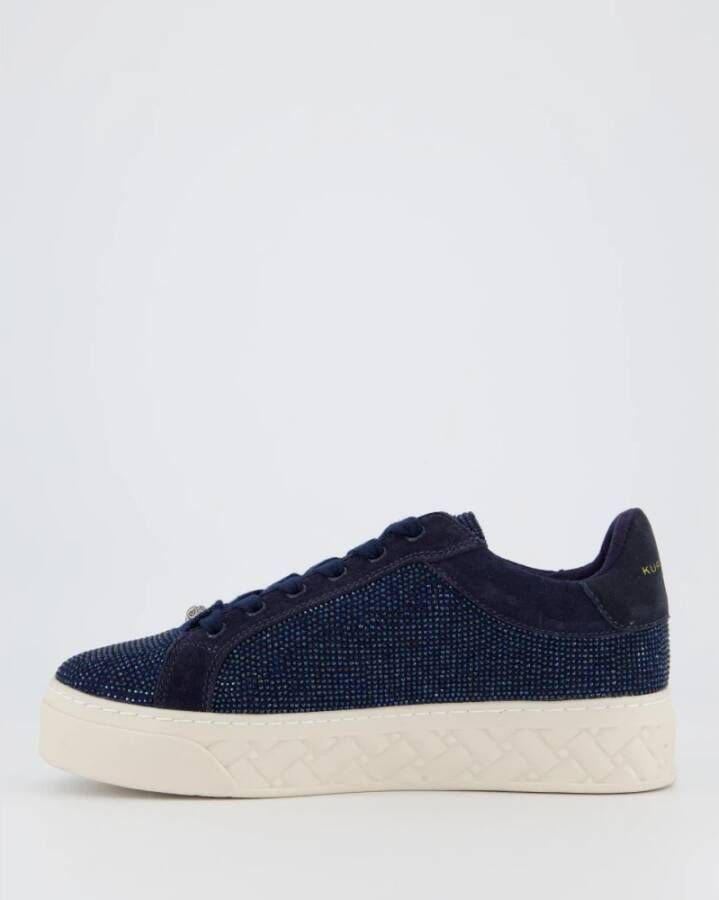 Kurt Geiger Kensington Cupsole Dames Sneakers Blue Dames