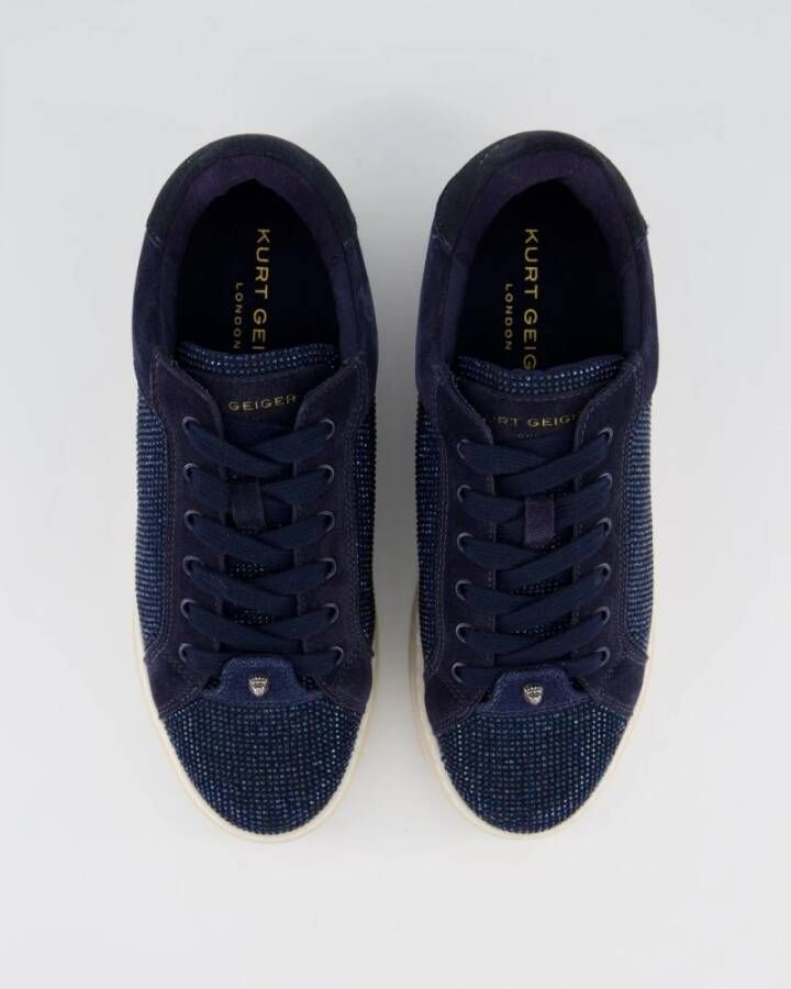 Kurt Geiger Kensington Cupsole Dames Sneakers Blue Dames