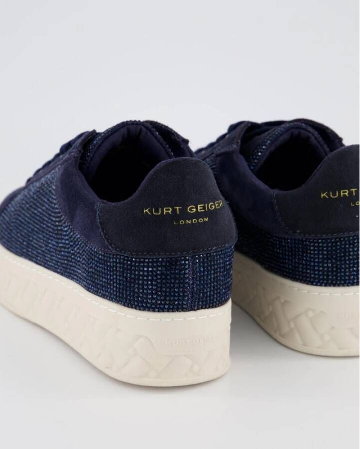 Kurt Geiger Kensington Cupsole Dames Sneakers Blue Dames