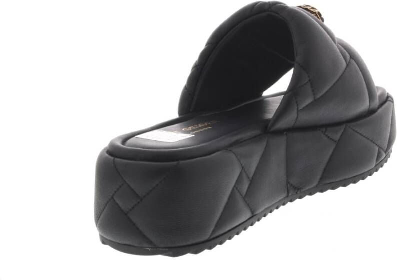 Kurt Geiger Kensington Zwarte Flatform Schoenen Black Dames