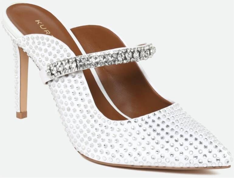 Kurt Geiger Kristal Bianco Instap Sandalen White Dames