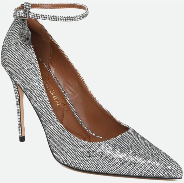 Kurt Geiger Kristal Stiletto Enkelband Hakken Gray Dames