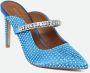 Kurt Geiger Kristalblauwe Instap Sandalen Blue Dames - Thumbnail 2