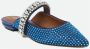 Kurt Geiger Kristalblauwe Puntige Kristal Sabot Blue Dames - Thumbnail 2