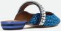 Kurt Geiger Kristalblauwe Puntige Kristal Sabot Blue Dames - Thumbnail 3