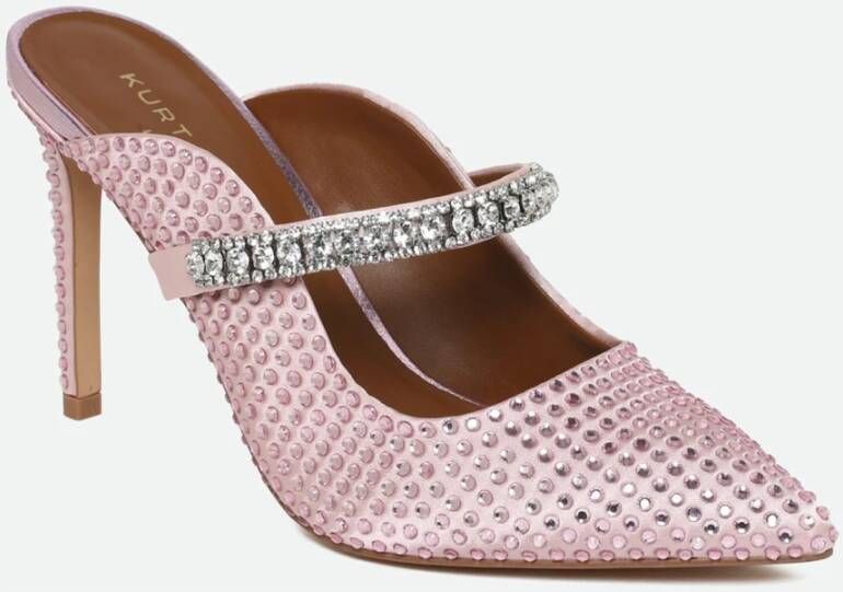 Kurt Geiger Kristalversierde Instap Hakken Pink Dames