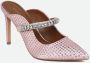 Kurt Geiger Kristalversierde Instap Hakken Pink Dames - Thumbnail 2