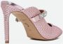 Kurt Geiger Kristalversierde Instap Hakken Pink Dames - Thumbnail 3