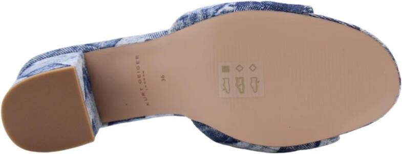 Kurt Geiger Eagle Hakken Muiltjes Blue Dames