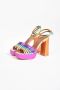 KURT GEIGER LONDON Sandalen Dames Pierra Platform Maat: 40 Materiaal: Leer Kleur: Multi - Thumbnail 14