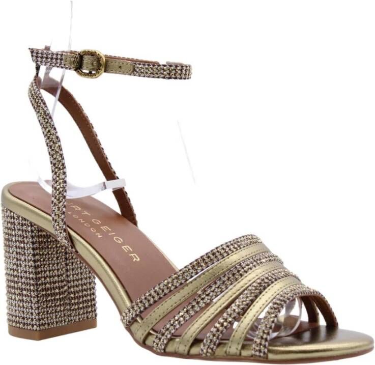 Kurt Geiger Hoge hak sandalen voor vrouwen Brown Dames