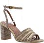 Kurt Geiger Pierra sandalette van leer met metallic finish - Thumbnail 13