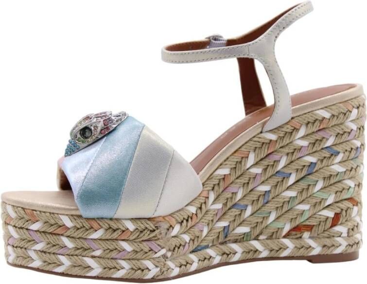 Kurt Geiger Stijlvolle Sleehak Sandalen voor Modebewuste Vrouwen Multicolor Dames