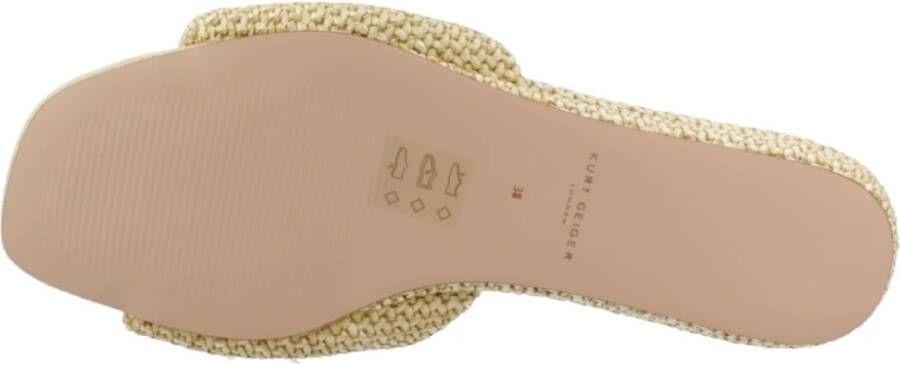 Kurt Geiger Sliders Beige Dames