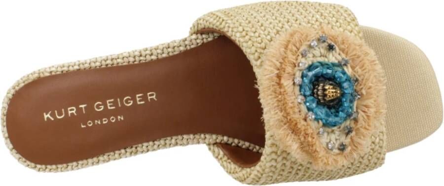 Kurt Geiger Sliders Beige Dames