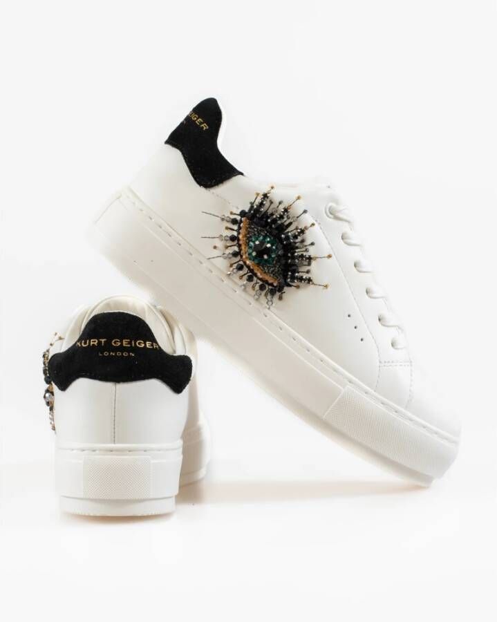 Kurt Geiger Laney Eye Sneakers Wit Dames