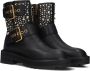 Kurt Geiger London Hackney Biker Boot Enkellaarsjes Enkelboots met rits Dames Zwart - Thumbnail 3