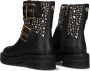 Kurt Geiger London Hackney Biker Boot Enkellaarsjes Enkelboots met rits Dames Zwart - Thumbnail 4