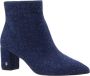 Kurt Geiger Dames Enkellaars Burlington Ankle Boot Blu Donkerblauw - Thumbnail 3