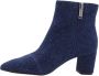 Kurt Geiger Dames Enkellaars Burlington Ankle Boot Blu Donkerblauw - Thumbnail 4