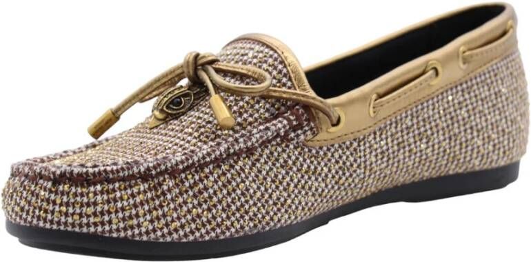 Kurt Geiger Stijlvolle Mocassin met Slivovitz Details Brown Dames