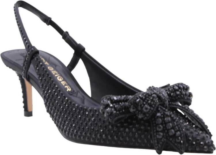 Kurt Geiger Stijlvolle Slingback Overproof Schoenen Black Dames