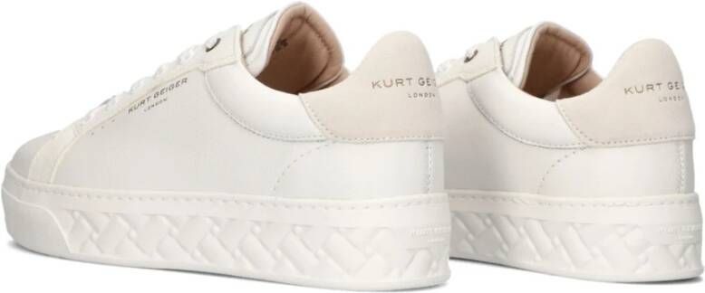 Kurt Geiger Witte lage top Kensington Cupsole sneakers White Dames