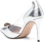 Kurt Geiger Zilveren Stiletto Pumps met Adelaarsbedel Gray Dames - Thumbnail 3