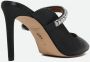 Kurt Geiger Zwarte Leren Juweeldetail Puntige Muiltjes Black Dames - Thumbnail 3