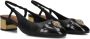 Kurt Geiger Zwarte leren slingback hakken Black Dames - Thumbnail 7