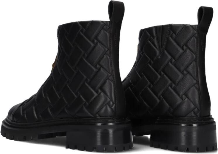 Kurt Geiger Zwarte ritslaarzen met adelaarsrits Black Dames