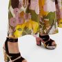 La DoubleJ Power-Printed Medal Wedge Sandalen Meerkleurig Dames - Thumbnail 6