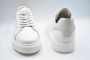 LA MARTINA Witte Kalfsleren Platte Schoenen White Heren - Thumbnail 3